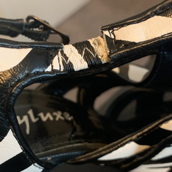 Take a Walk on the Wild Side Zebra Stilletos - Picture 7 of 8